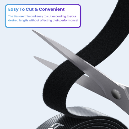 TOOCKI Data Cable Velcro Ties