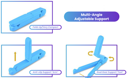 Functional Folding Phone & Tablet Stand