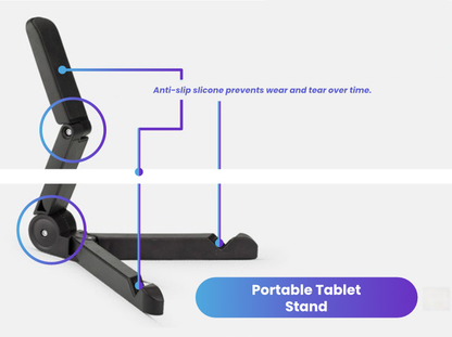 Functional Folding Phone & Tablet Stand