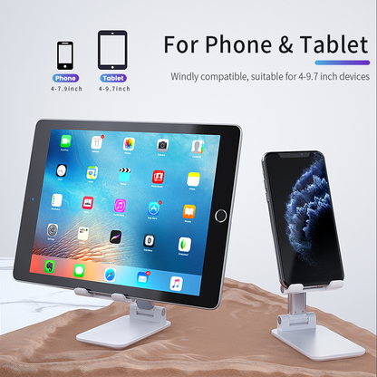 LAZY Adjustable Foldable Phone and Tablet Stand